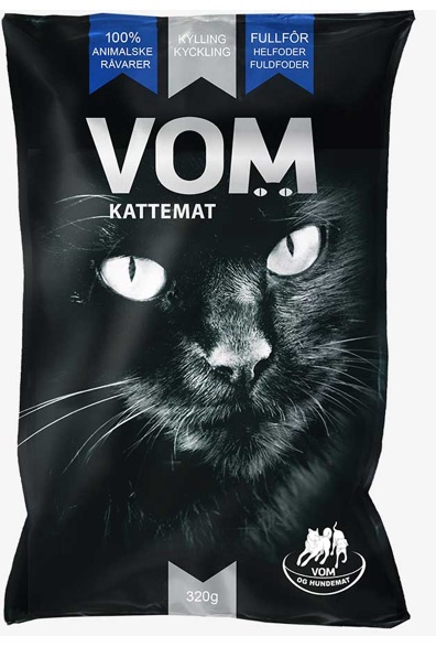 VOM Kattemad  kylling pose  320g